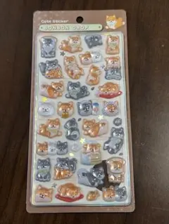 【正規品】和柄ボンボンドロップシール　柴犬