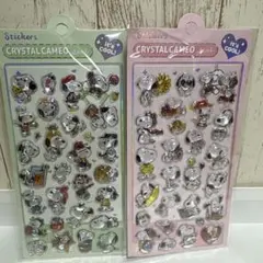 【2枚セット】スヌーピー　硬い立体シール
