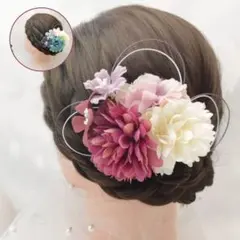 入学式 卒業式 結婚式 ブライダル 髪飾り ヘアアレンジ 和装 着物