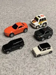 プルバックカー5台 クーパー・ローバーなど。