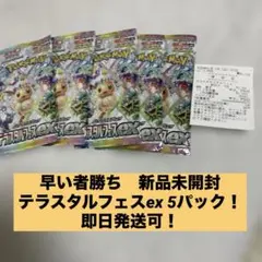 2025年最新】テラスタルフェスex BOX 5boxの人気アイテム - メルカリ