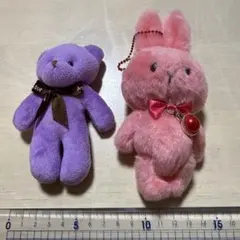 クマとウサギのぬいぐるみセット
