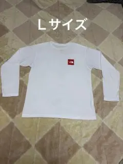 美品THE NORTH FACE ホワイト長袖カットソー Ｌサイズ