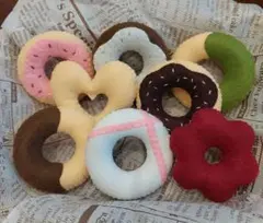 木下熊子様専用　フェルトままごと　フェルトドーナツ８個セット