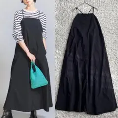 UNITED ARROWS ナイロンフレアキャミワンピース ゆったり