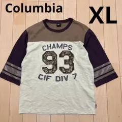 Columbia コロンビア　七分袖　カットソー　XLサイズ