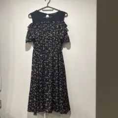 Lovetoxic ブラック フラワープリント ワンピース M 値下げしました