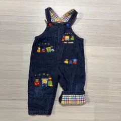 ミキハウス デニムオーバーオール 80cm