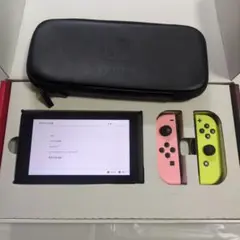 Nintendo Switch 本体 携帯ケース 付き フィルム貼り付け済み