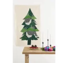 クリスマスツリー タペストリー 約110cm x 約60cm 新品
