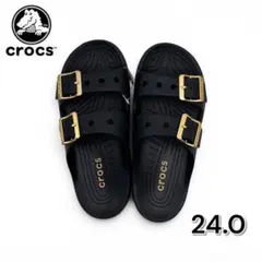 名*ズ様 クロックス ウィメンズ メタリックバックル サタデー サンダル