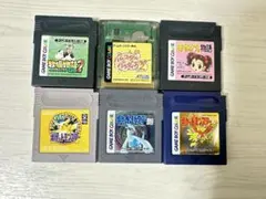 ゲームボーイカラー　ソフト　ポケットモンスター金銀　ピカチュウ　牧場物語