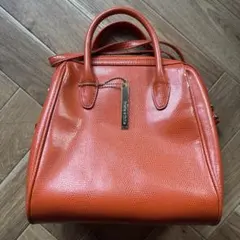 フェイクレザーハンドバッグ ショルダーバッグ