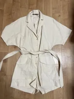 ZARA アイボリー オールインワン M