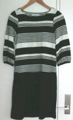 アナトリエ　ボーダーニットワンピース