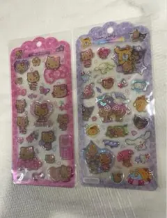 正規品♡ドロップジェリーシール♡日焼けキティ&日焼けサンリオセット
