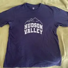 【完売品】ユニクロ HUDSON VALLEY Tシャツ ネイビー