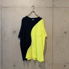 ドッキング ハンドペイントリメイク 半袖tシャツ Tee 再構築 ブリーチ 古着