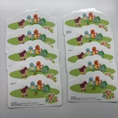 10枚セット ぽこあ ポケモン ステッカー