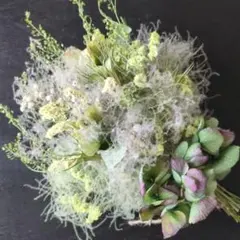 ドライフラワースワッグ スモークツリーナチュラルのサムネイル
