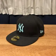 ニューエラ　59fifty ヤンキース　ティファニーブルー