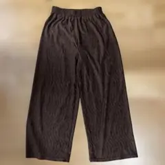 サマンサモスモス　ブラウンパンツ　フリーサイズ