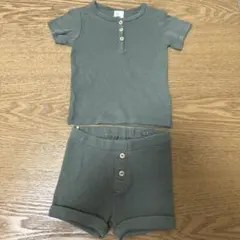 H＆M オーガニックコットン セットアップ 75センチ