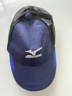 ◆692◆MIZUNOミズノ メッシュキャップ ネイビー 刺繍 (52～56)のサムネイル