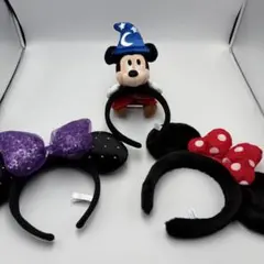 【3点セット】東京ディズニーリゾート カチューシャ ミッキー ミニー