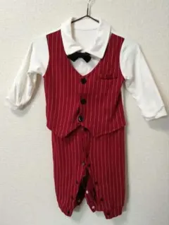 タキシード風ロンパース