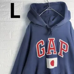 【希少】 GAP 日本国旗 オーバーサイズ パーカー レトロ