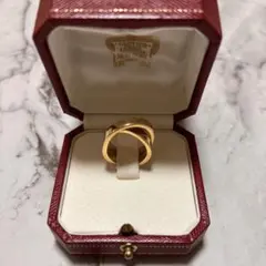 Cartier カルティエ パリリング 美品 14号 証明書付 金 ゴールド
