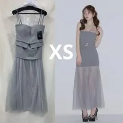 GL3489 グレー　ローブドフルールグロッシー　ブリエキャバドレス