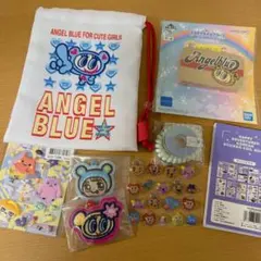 平成女児 エンジェルブルーたまごっちシールミニ缶ケース一番くじキーホルダー