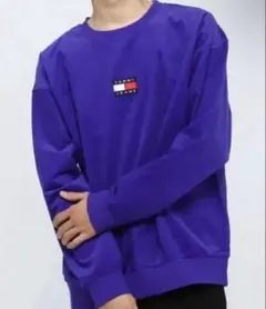 TOMMY JEANS フラッグロゴコーデュロイトレーナーのサムネイル