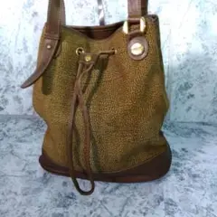 美品✨ボルボネーゼ　巾着　トートバッグ　定番カラー　大きめ