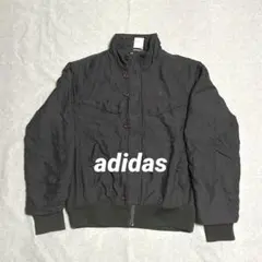 adidas 国旗タグ 中綿ジャケット L ブラック系00s ヴィンテージ