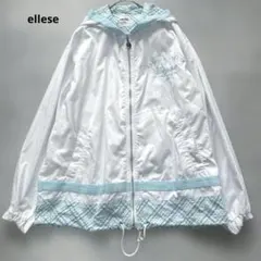 ellesse フード付きジャケット ホワイト/水色のサムネイル