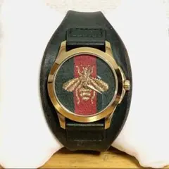 稼働美品 GUCCI グッチ 腕時計 Gタイムレス フローラ 蜂 ゴールド GUCCI - 稼働 美品 GUCCI グッチ 腕時計 Gタイムレス フローラ 蜂
