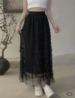 SHEIN　チュールスカート