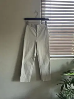 GLOBAL WORK ベージュ ハイウエスト チノパン ストレッチパンツ