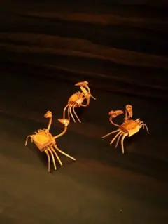 Y63 カニの竹細工　6センチ 添配　9匹 2025年最新】竹細工 カニの人気アイテム - メルカリ