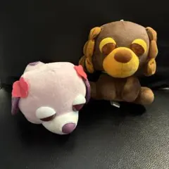 右下！お茶犬 ぬいぐるみ セット