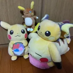 ピカチュウ ライチュウ ぬいぐるみ まとめ売り