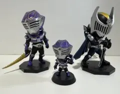 「仮面ライダーシリーズ ワーコレフィギュア」仮面ライダー王蛇、ナイト