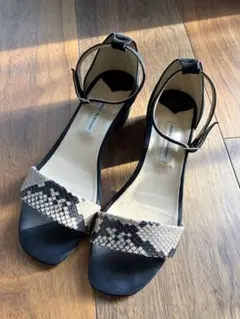 FABIO RUSCONI アンクルストラップサンダル 37