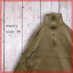 US古着★カットソー★ミリタリー★ハーフジップ★裏起毛