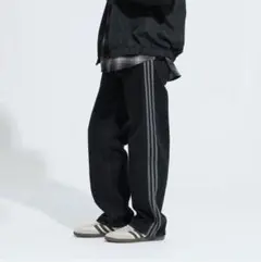 adidas Originals ファイアーバード　デニムパンツ ブラック