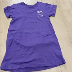 x-girl 紫色 半袖ワンピース　120cm