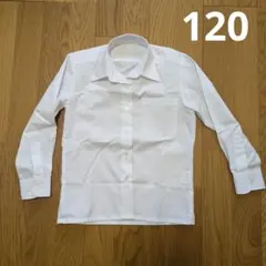 長袖 白ブラウス 120cm（制服・冠婚葬祭・入学式・発表会）